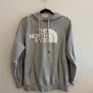 The North Face Gray Hoodie Sweatshirt Athletic Casual